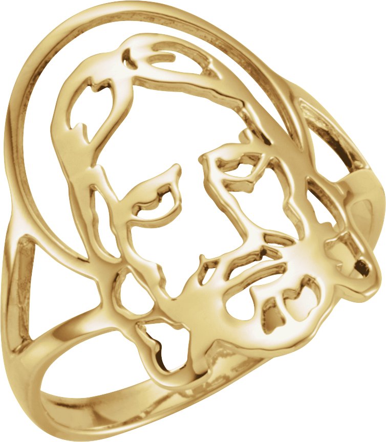 Face of Jesus Ring