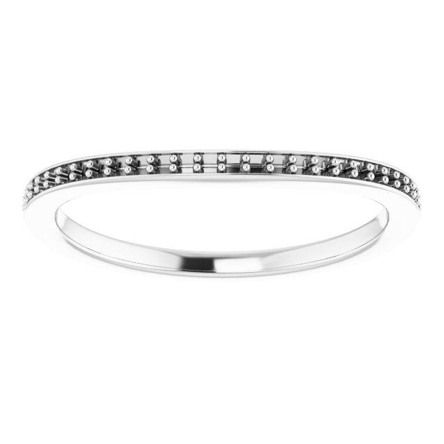 Band Mounting for 12x6 mm Marquise Ring view 3