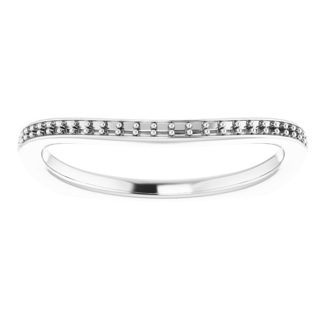 Band Mounting for 5 mm Asscher Ring view 3