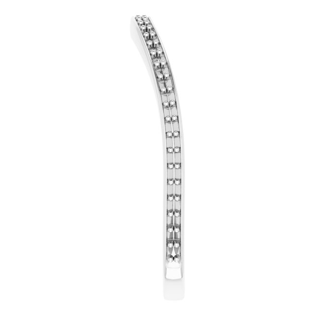Band Mounting for 5 mm Asscher Ring view 4