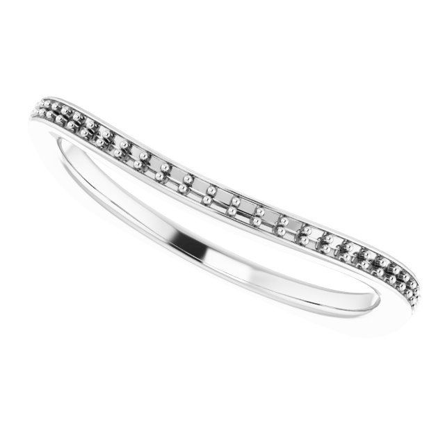 Band Mounting for 5 mm Asscher Ring view 5