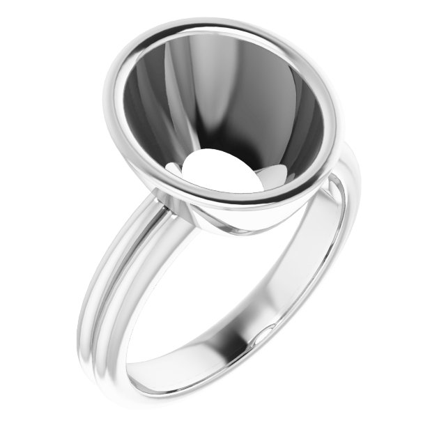 Bezel-Set Solitaire Engagement Ring