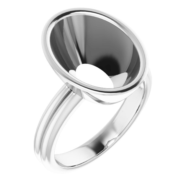 Bezel-Set Solitaire Engagement Ring