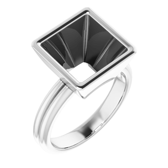 Bezel-Set Solitaire Engagement Ring