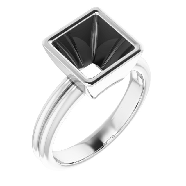 Bezel-Set Solitaire Engagement Ring
