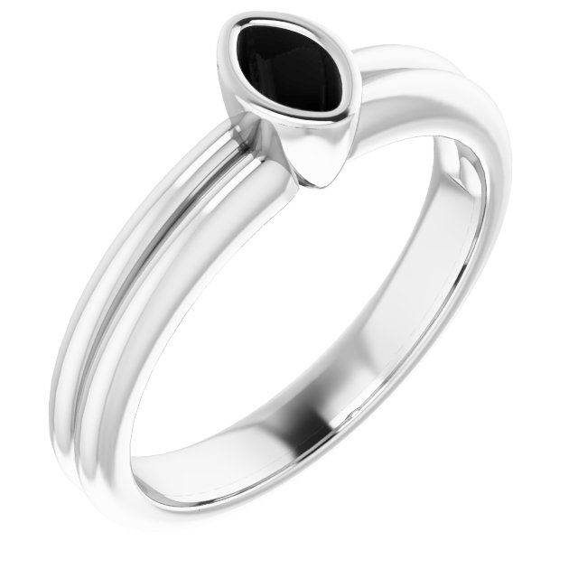 Bezel-Set Solitaire Engagement Ring