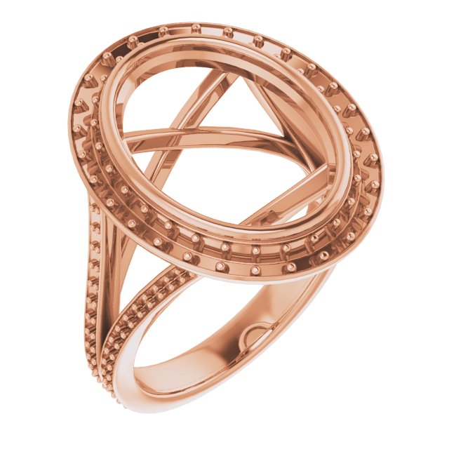 Bezel-Set Halo-Style Engagement Ring