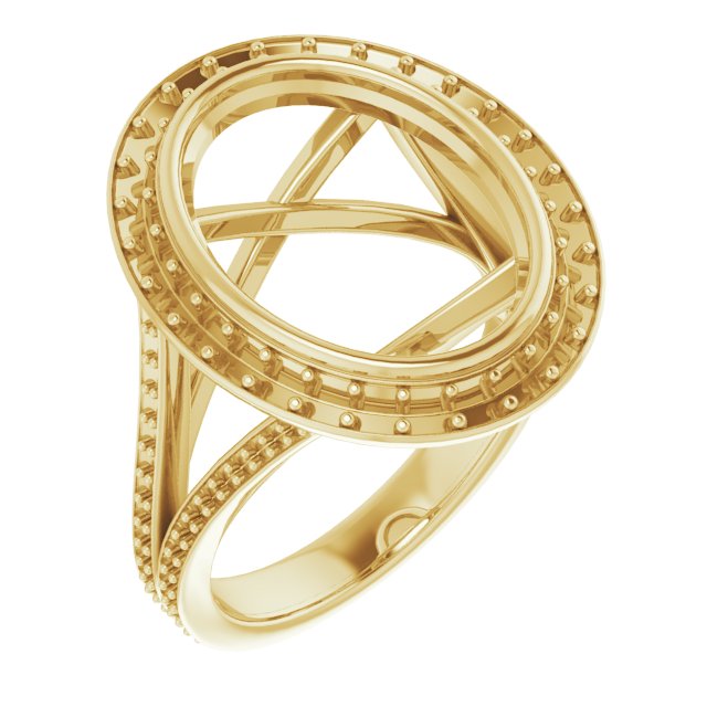 Bezel-Set Halo-Style Engagement Ring