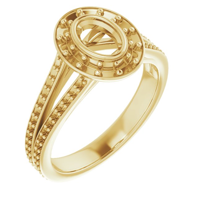 Bezel-Set Halo-Style Engagement Ring