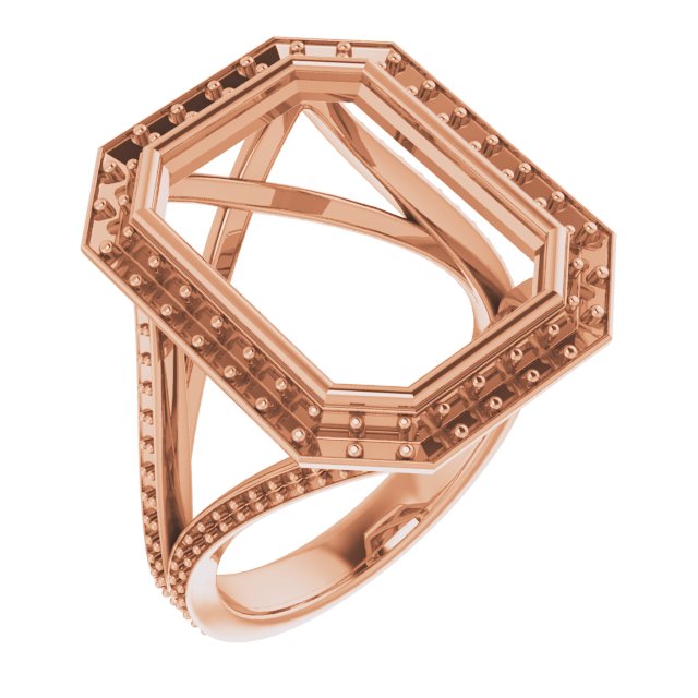 Bezel-Set Halo-Style Engagement Ring