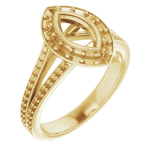 Bezel-Set Halo-Style Engagement Ring