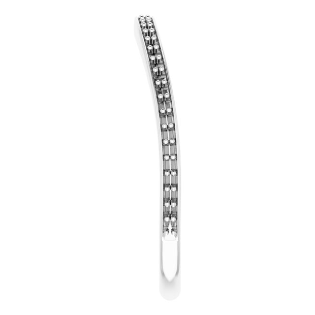 Band Mounting for 5 mm Square Ring view 4