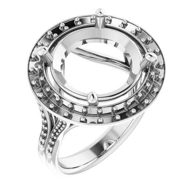 Halo-Style Engagement Ring
