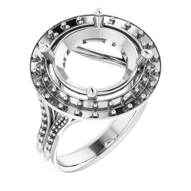 Halo-Style Engagement Ring