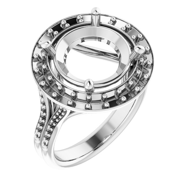 Halo-Style Engagement Ring