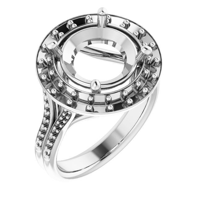 Halo-Style Engagement Ring