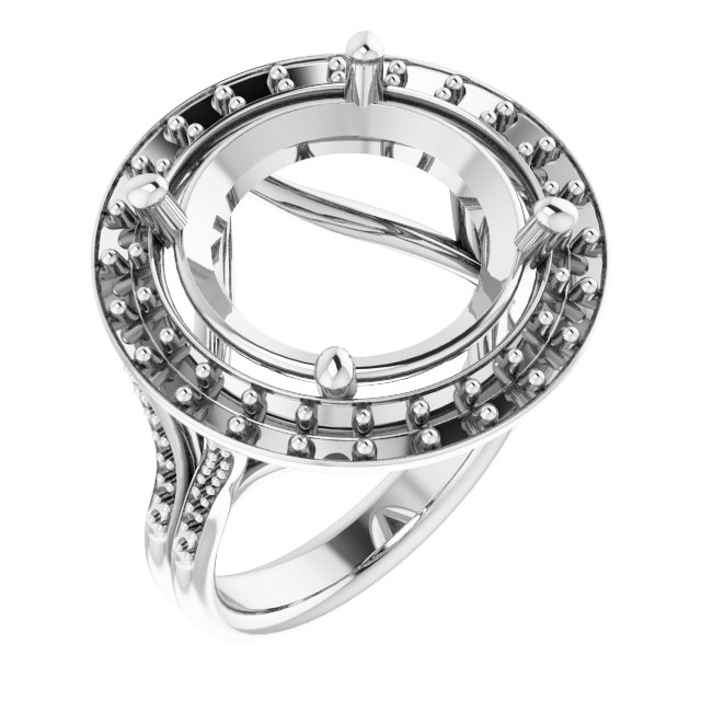 Halo-Style Engagement Ring