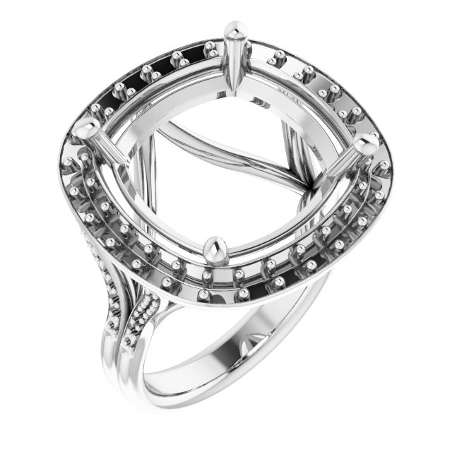 Halo-Style Engagement Ring