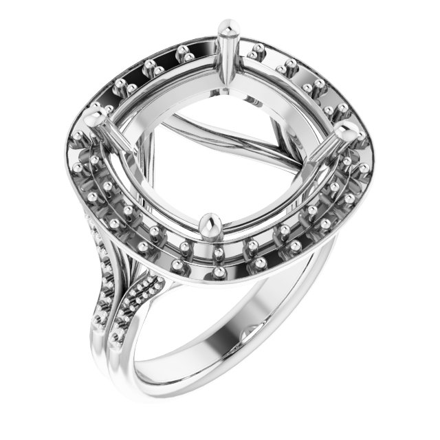 Halo-Style Engagement Ring