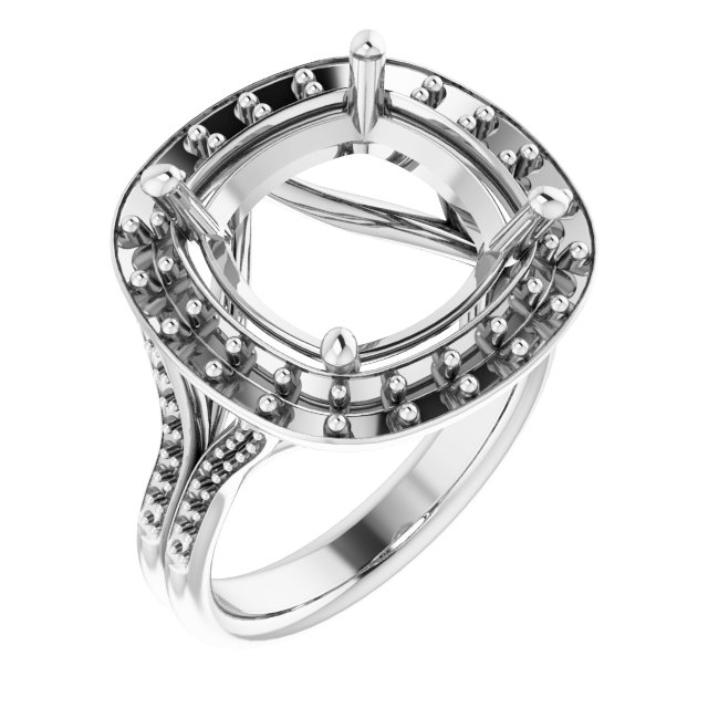 Halo-Style Engagement Ring