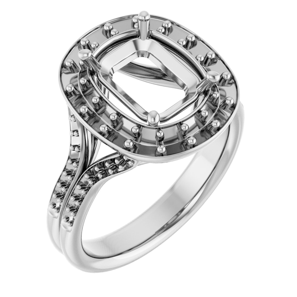 Halo-Style Engagement Ring