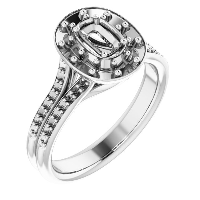 Halo-Style Engagement Ring