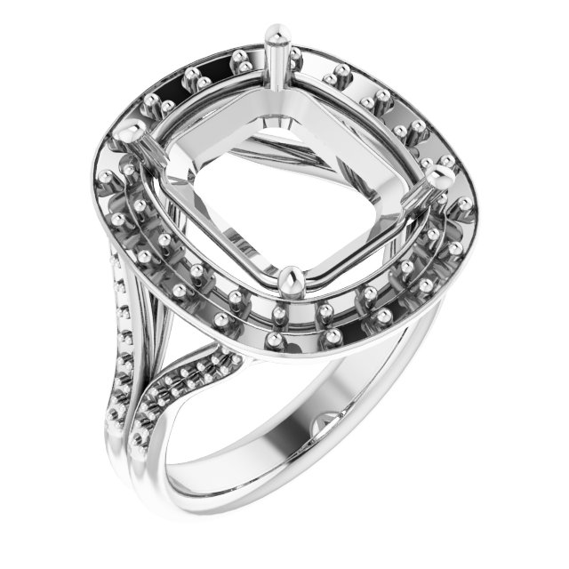 Halo-Style Engagement Ring
