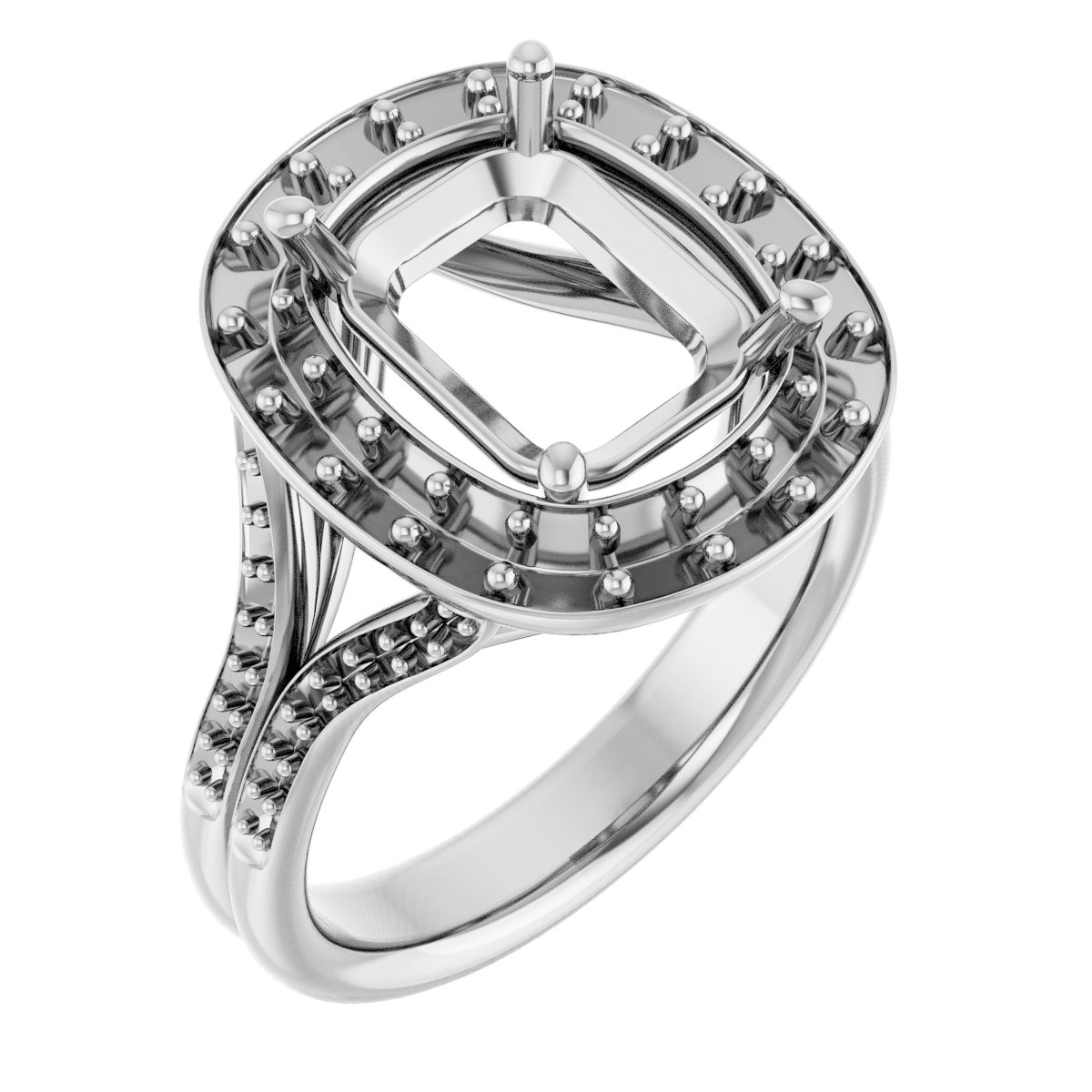 Halo-Style Engagement Ring