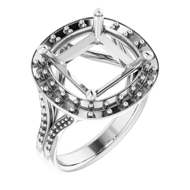 Halo-Style Engagement Ring