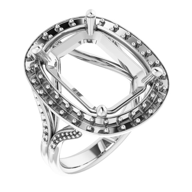 Halo-Style Engagement Ring