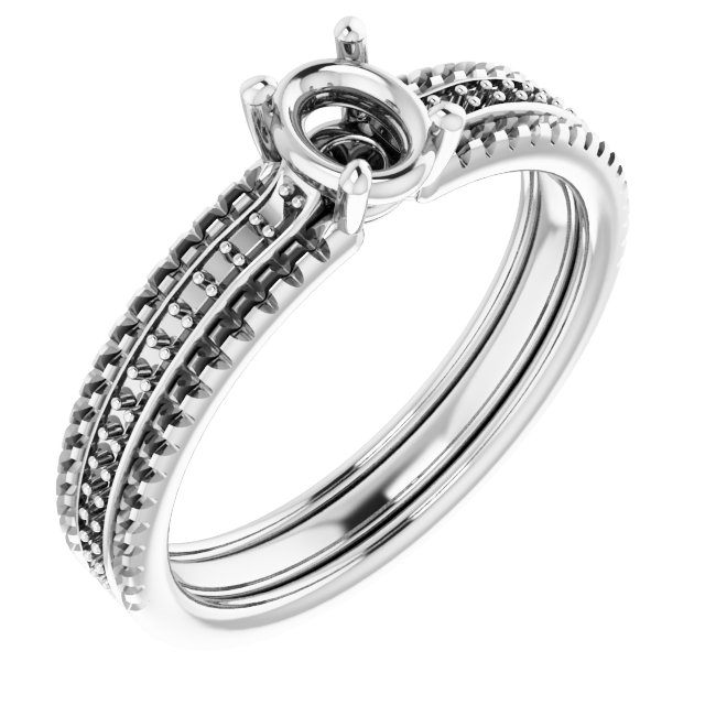 14k White Gold