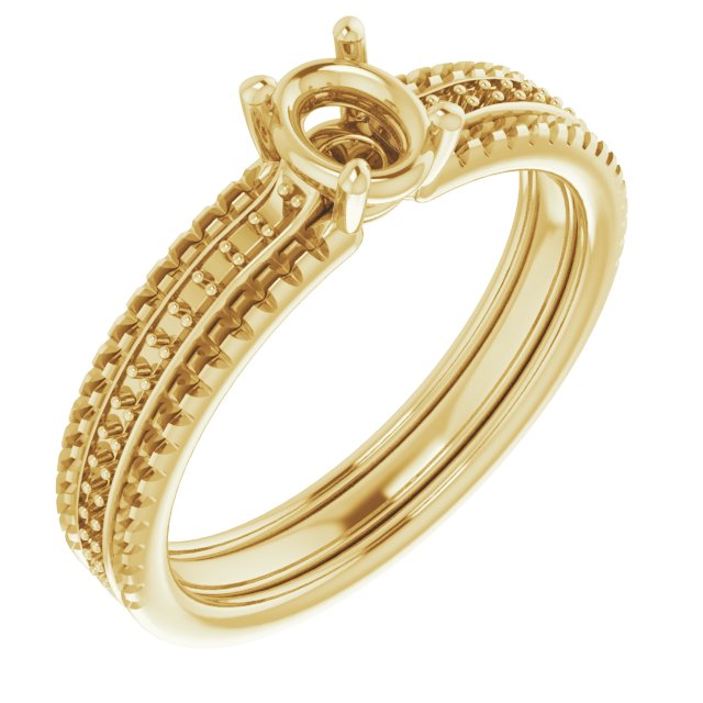 14k Yellow Gold
