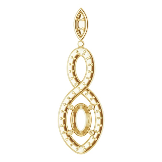 Infinity-Inspired Pendant