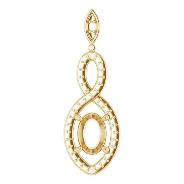 Infinity-Inspired Pendant