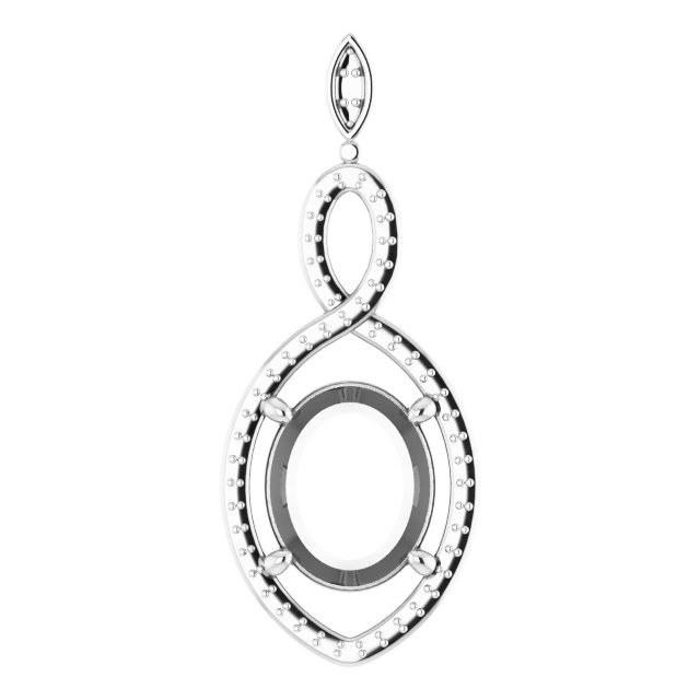 Infinity-Inspired Pendant