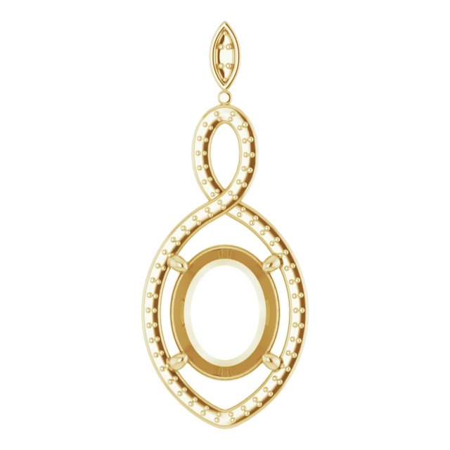 Infinity-Inspired Pendant