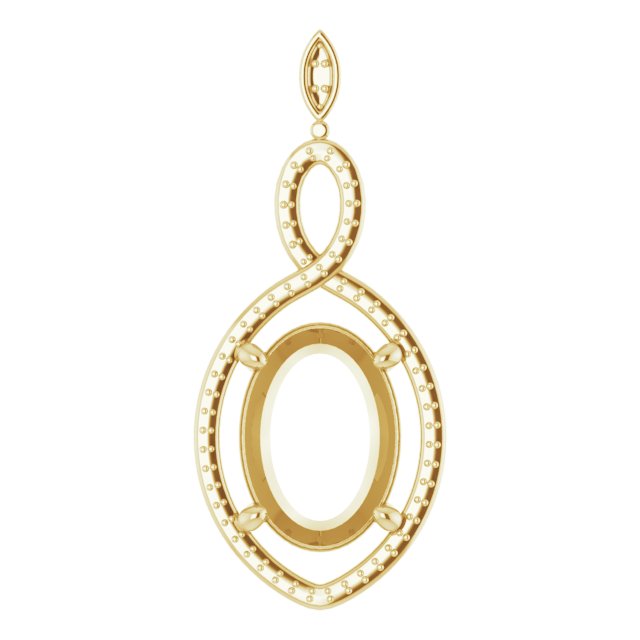 Infinity-Inspired Pendant