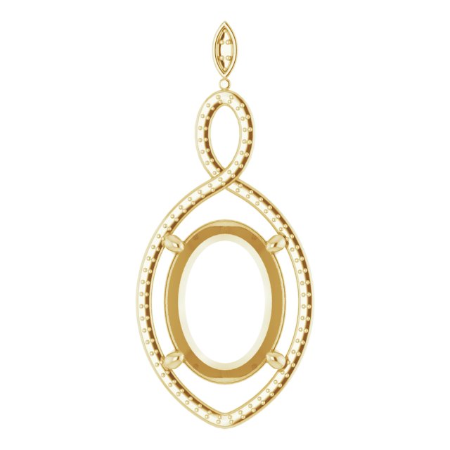 Infinity-Inspired Pendant