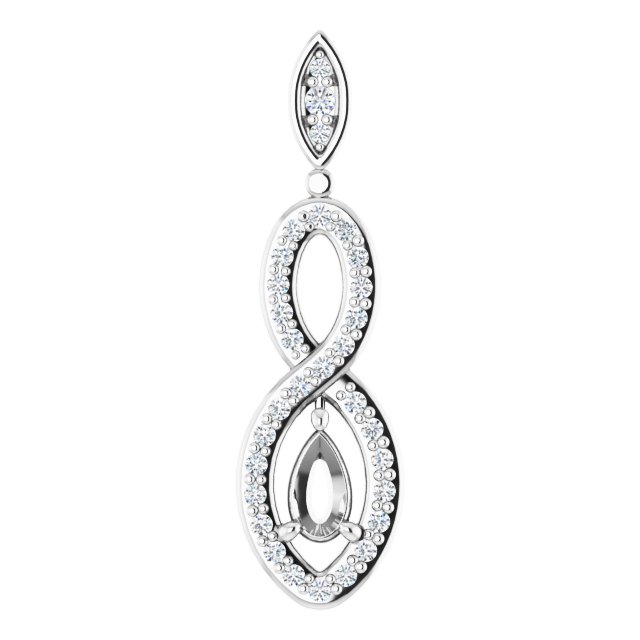 14k White Gold