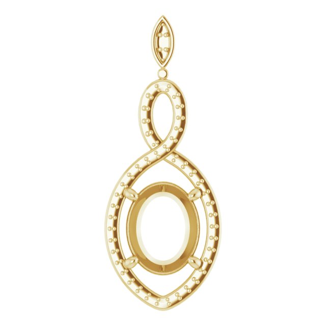 Infinity-Inspired Pendant