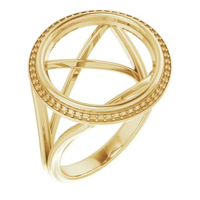 Кръгъл Bezel-Set Хало-Style Годежен пръстен Монтаж