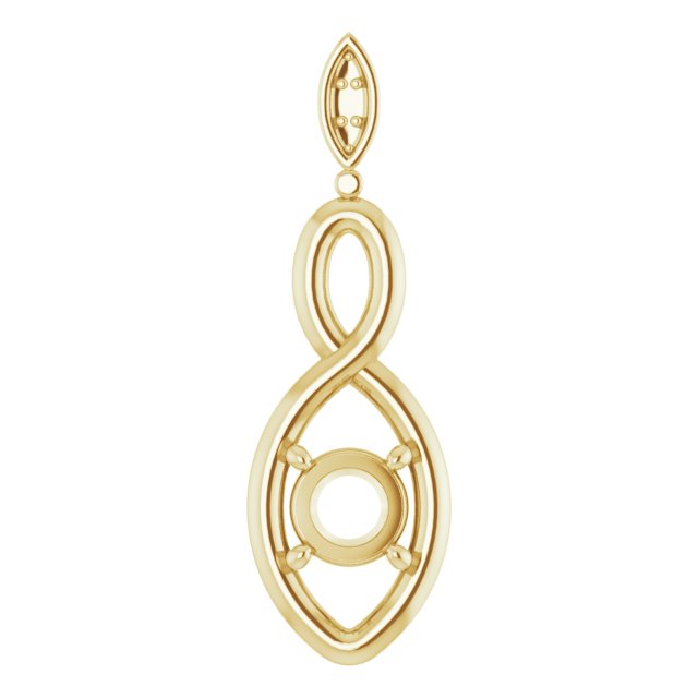 Infinity-Inspired Pendant
