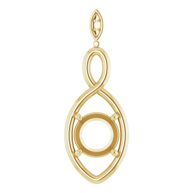 Infinity-Inspired Pendant