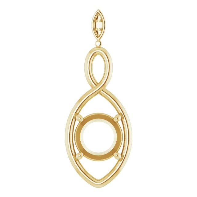 Infinity-Inspired Pendant