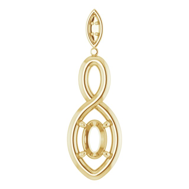 Infinity-Inspired Pendant