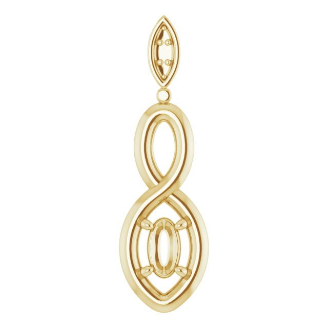 Infinity-Inspired Pendant