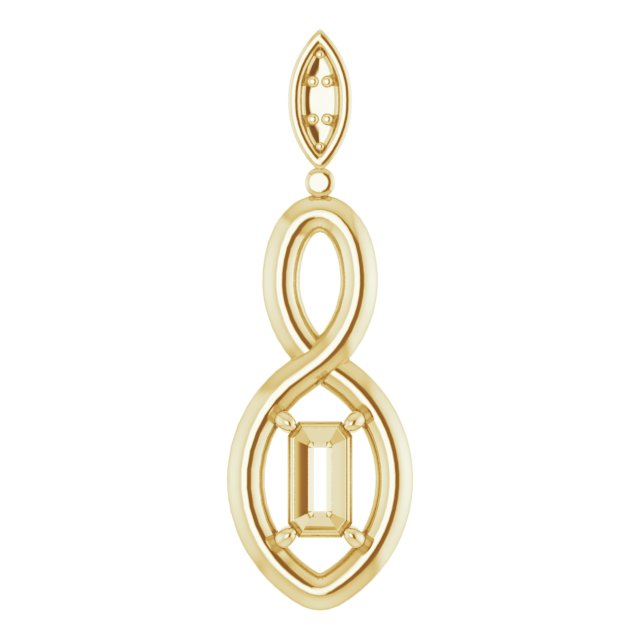 Infinity-Inspired Pendant