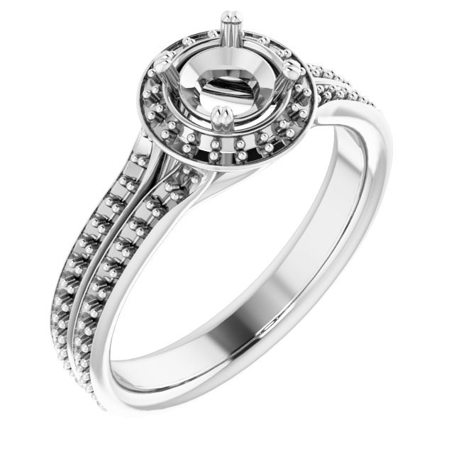 Halo-Style Engagement Ring