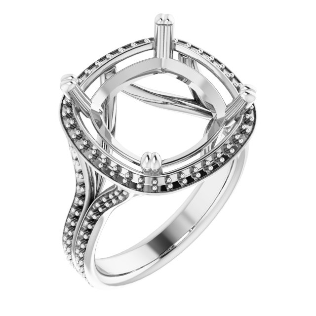 Halo-Style Engagement Ring