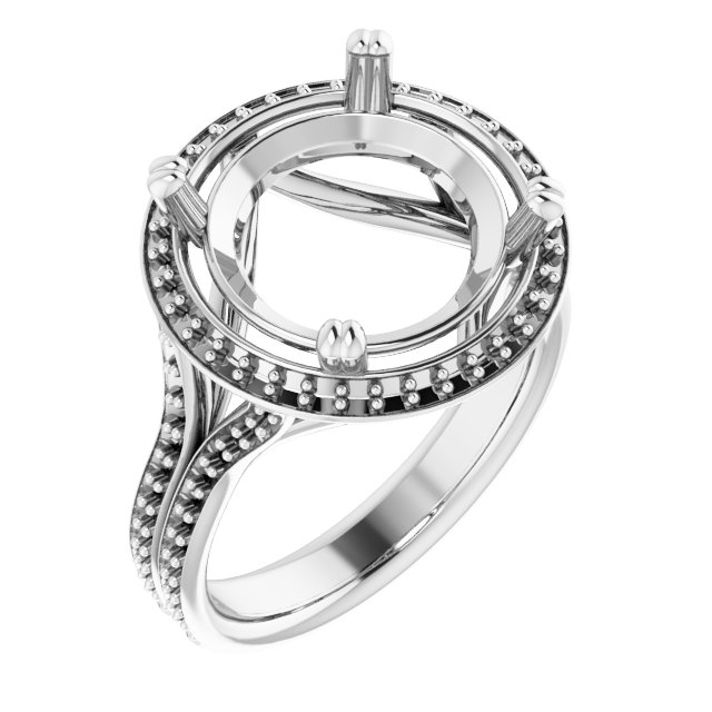 Halo-Style Engagement Ring
